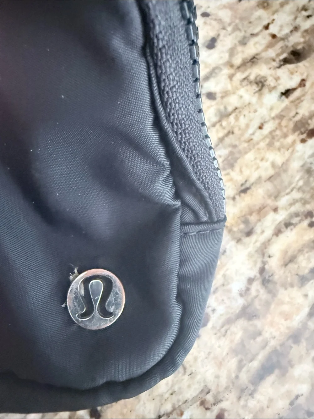 lululemon athletica Black Nylon Belt Bag